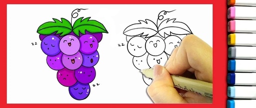 怎样画葡萄视频直播，如何画葡萄视频教程