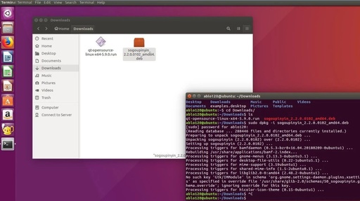 请问在Ubuntu Linux系统中如何切换中文打字法